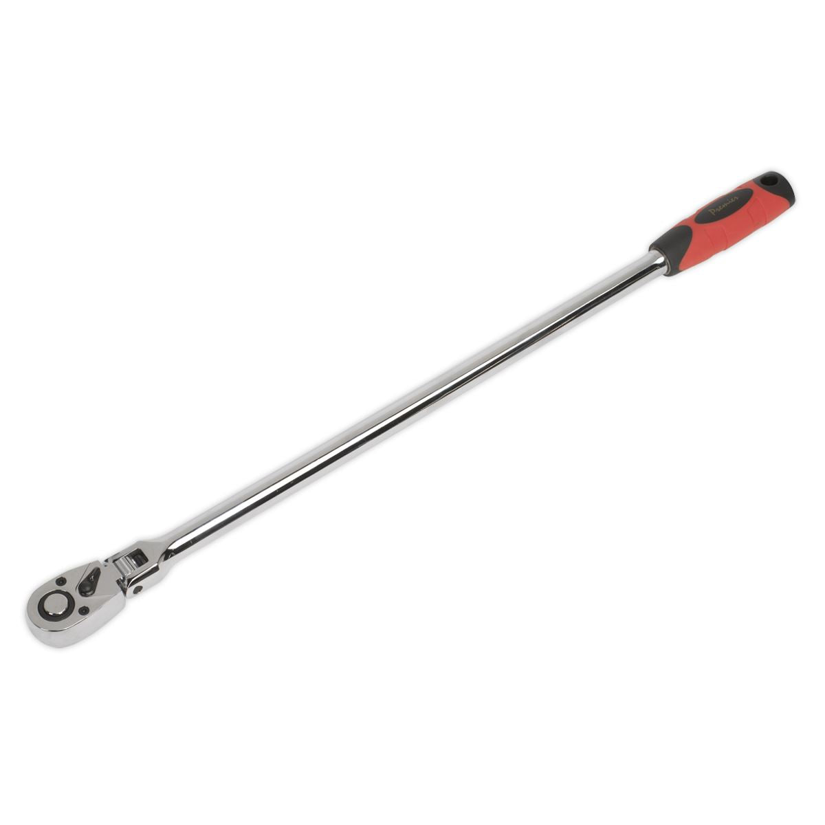 Sealey 1/2"D Ratchet Wrench Flexi Head Extra Long 600mm AK6698