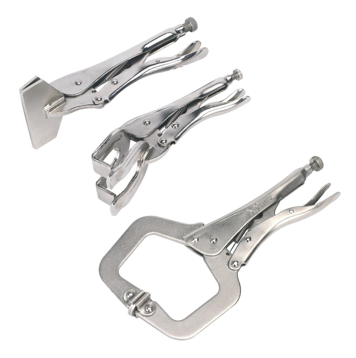 Sealey 'C' Clamp & Welding Clamp Set 3pc AK67