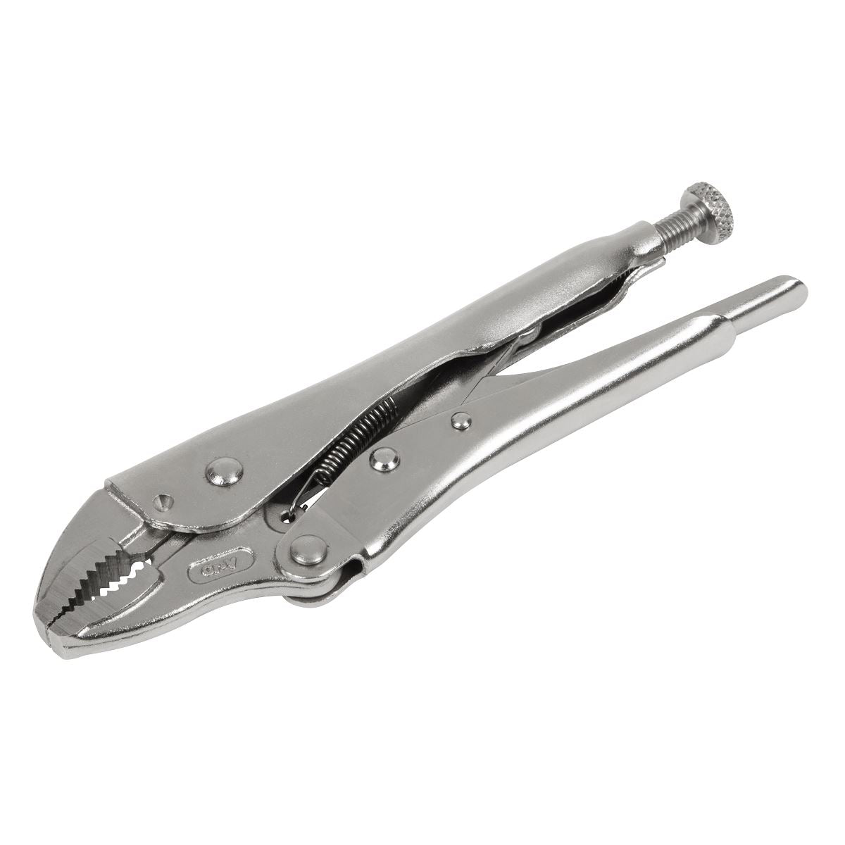 Sealey Locking Pliers Curved Jaws 185mm 0-38mm Capacity AK6820