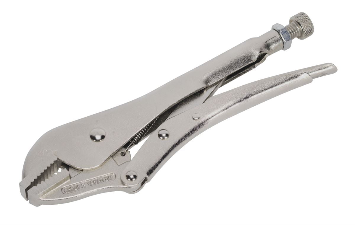 Sealey Locking Pliers Straight Jaws 230mm 0-45mm Capacity AK6823