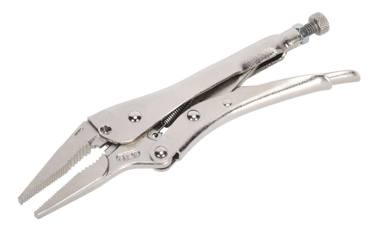 Sealey Locking Pliers Long Nose 210mm 0-60mm Capacity AK6825