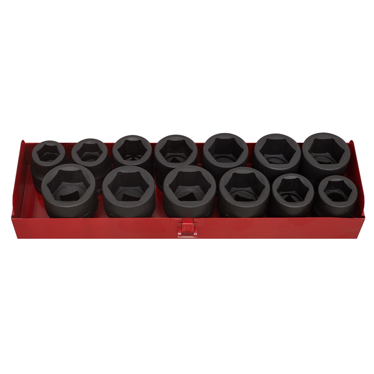 Sealey Metric Imperial Impact Socket Set 13pc 3/4"D Single Hex AK686