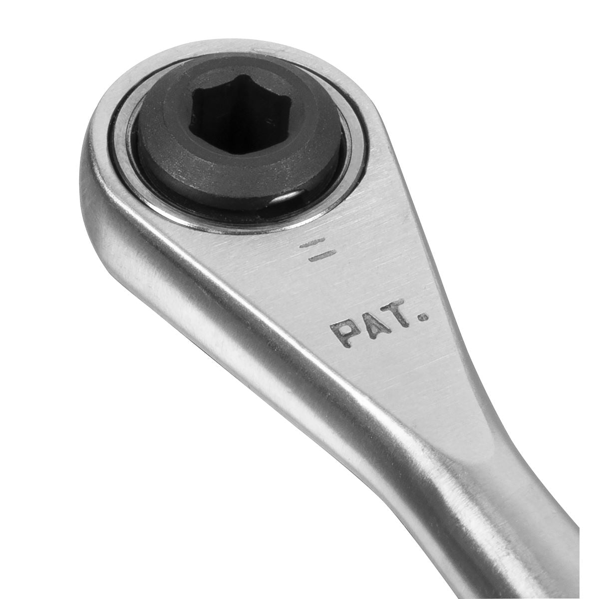 Sealey Bit Driver Ratchet Micro 1/4"Hex Stainless Steel AK6962