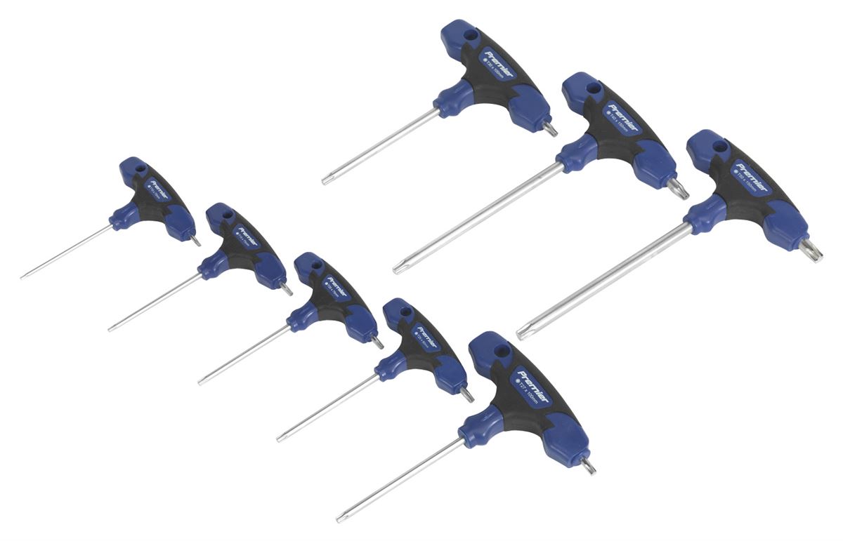 Sealey TRX-Star* Key Set 8pc T-Handle AK7145