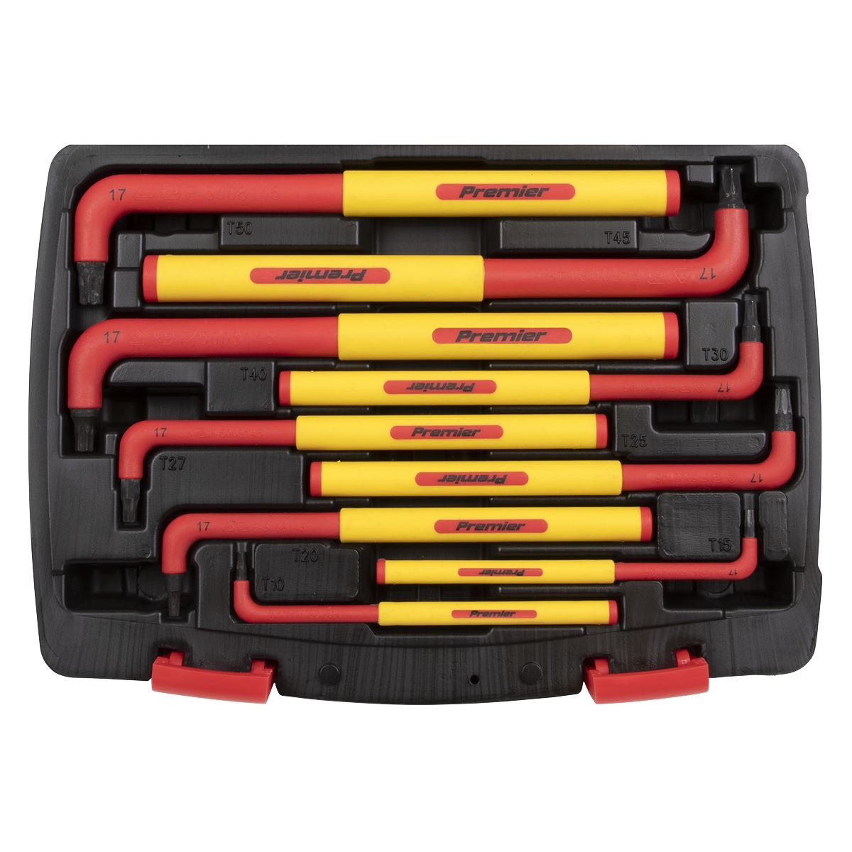 Sealey TRX-Star* Key Set 9pc Extra-Long VDE AK7178