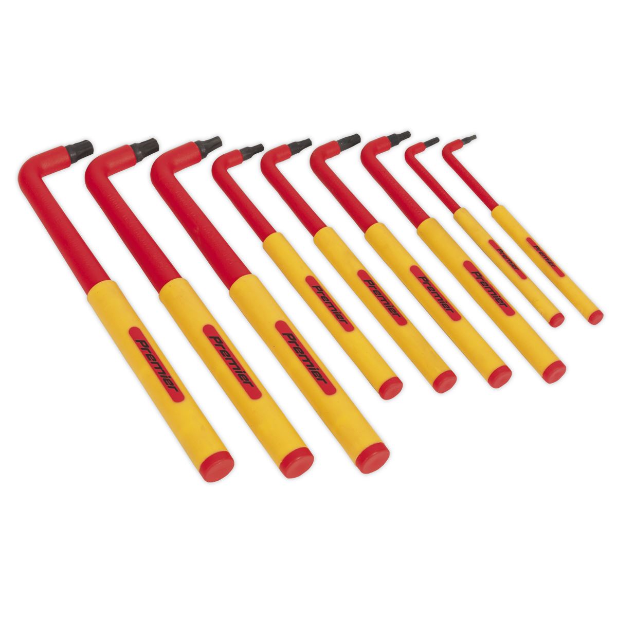 Sealey TRX-Star* Key Set 9pc Extra-Long VDE AK7178