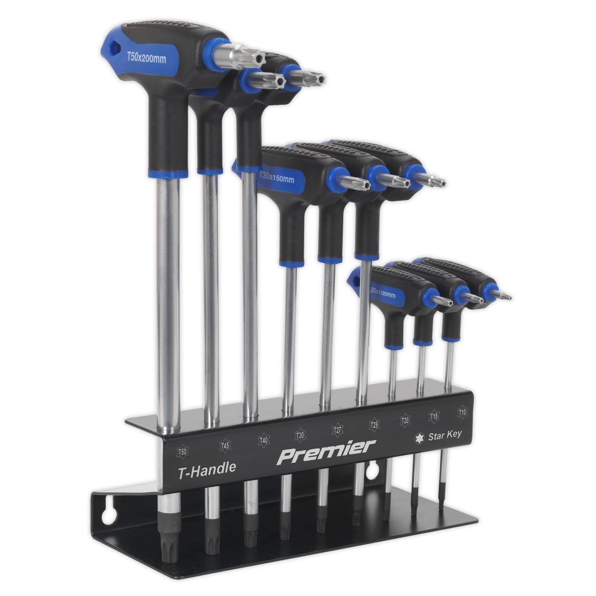 Sealey TRX-Star* Key Set 9pc T-Handle AK7196