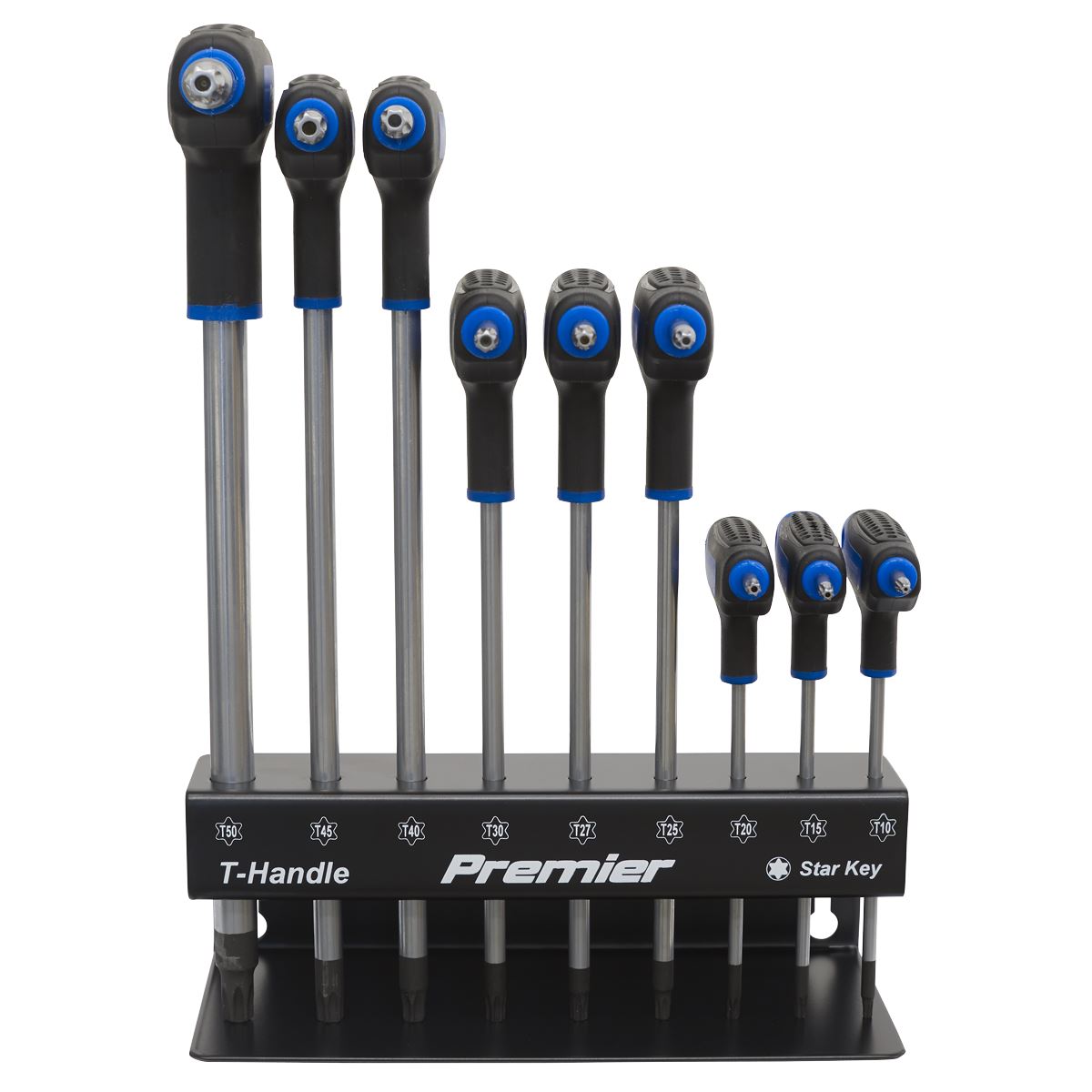 Sealey TRX-Star* Key Set 9pc T-Handle AK7196