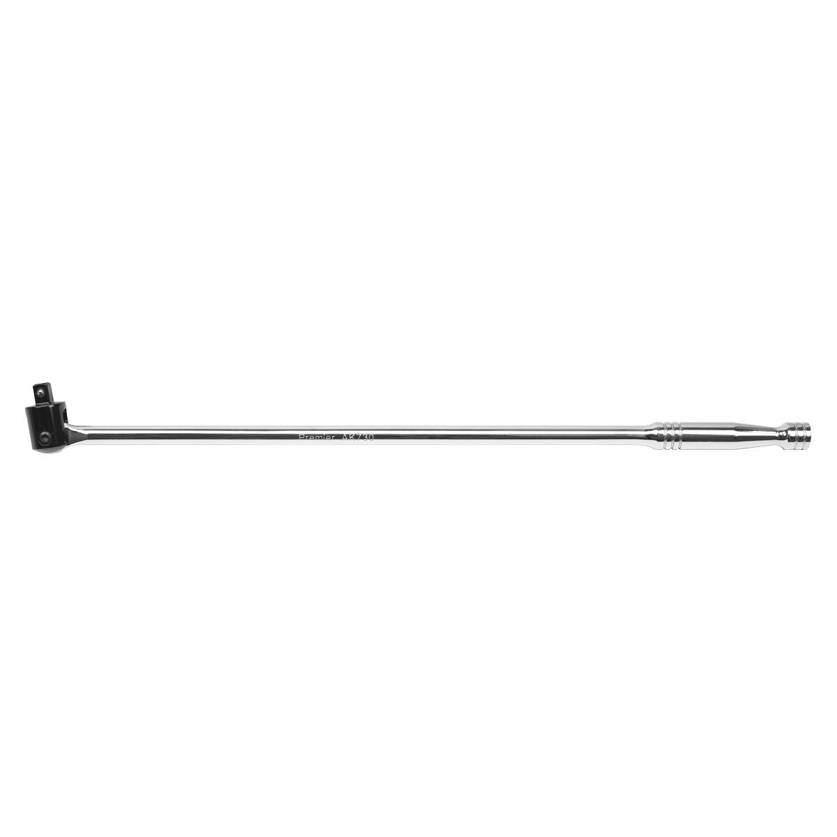 Sealey 1/2"D Breaker Bar 600mm Hardened And Tempered Chrome Vanadium AK730