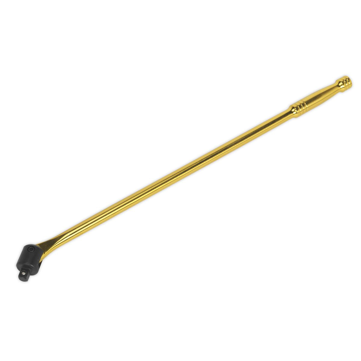 Sealey 1/2"D Breaker Bar 600mm Gold Hardened Tempered Chrome Vanadium AK730G