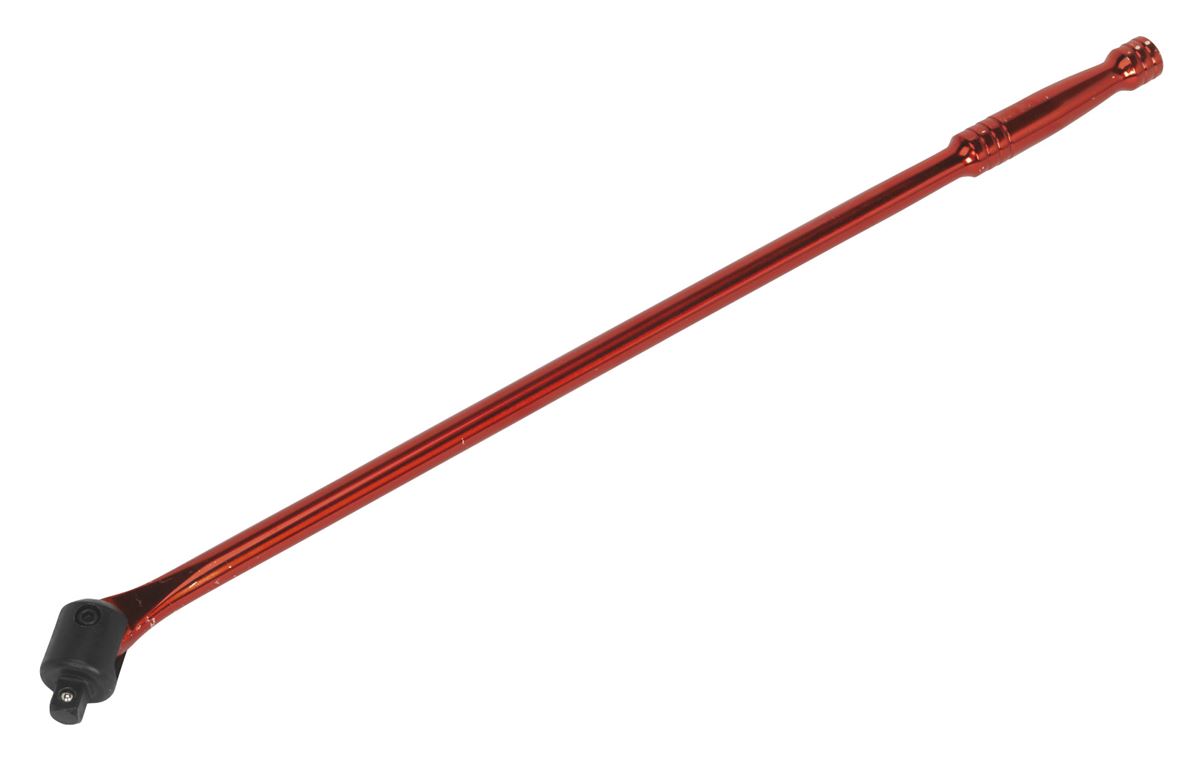 Sealey 1/2"D Breaker Bar 600mm Red Hardened Tempered Chrome Vanadium AK730R