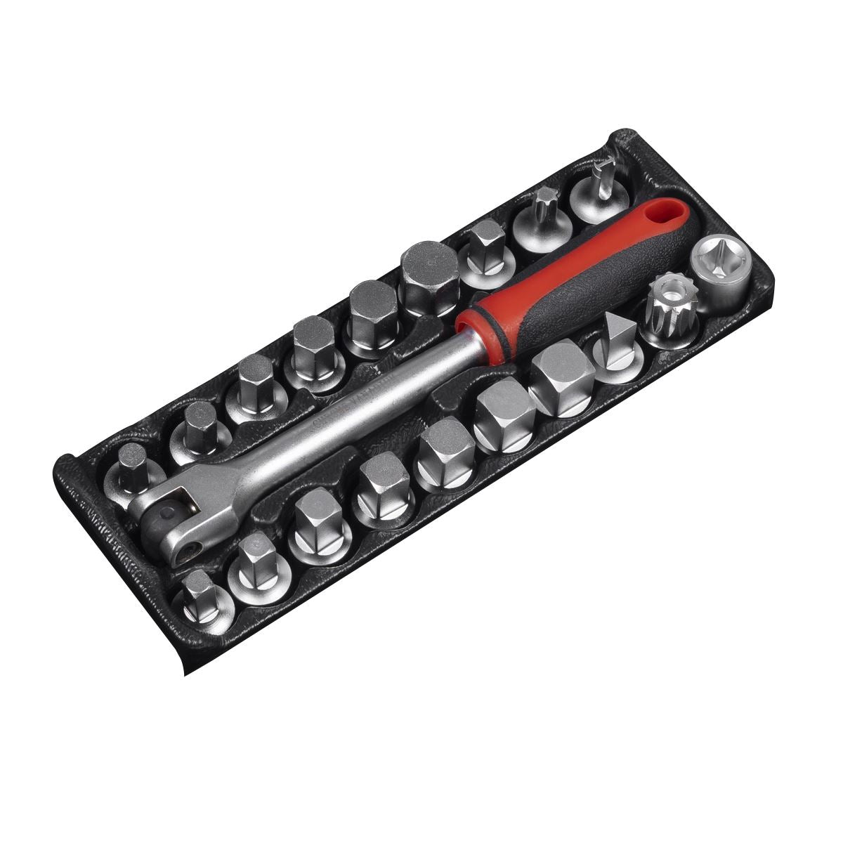Sealey Oil Drain Plug Key Set 3/8"Sq Drive 20pc AK759