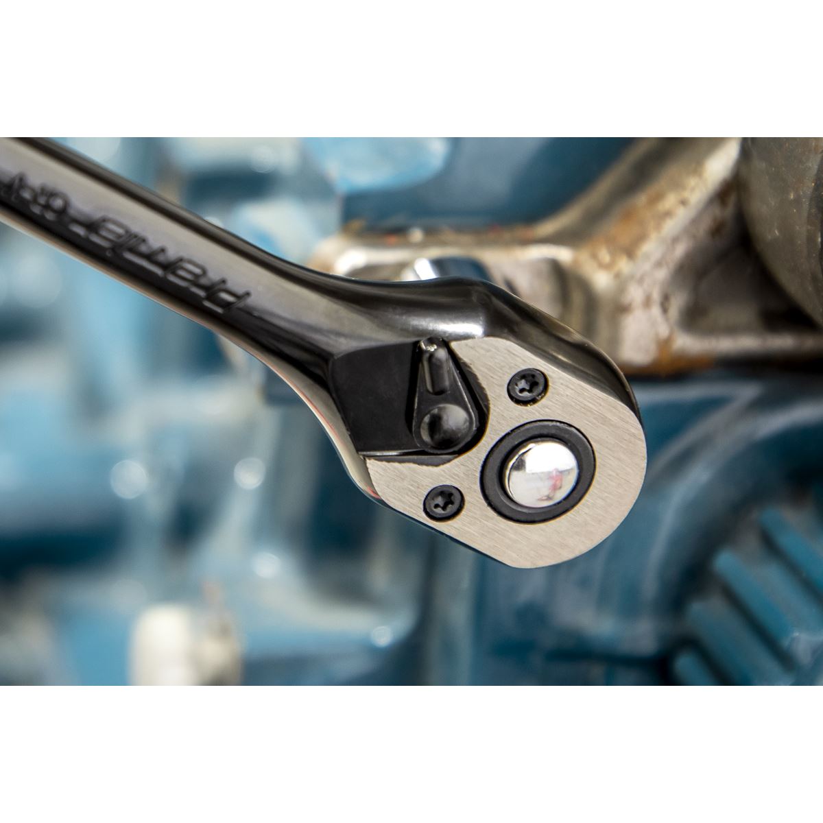 Sealey 3/8"Sq Drive Ratchet Wrench 72 Tooth Flip Reverse Premier Black AK7998