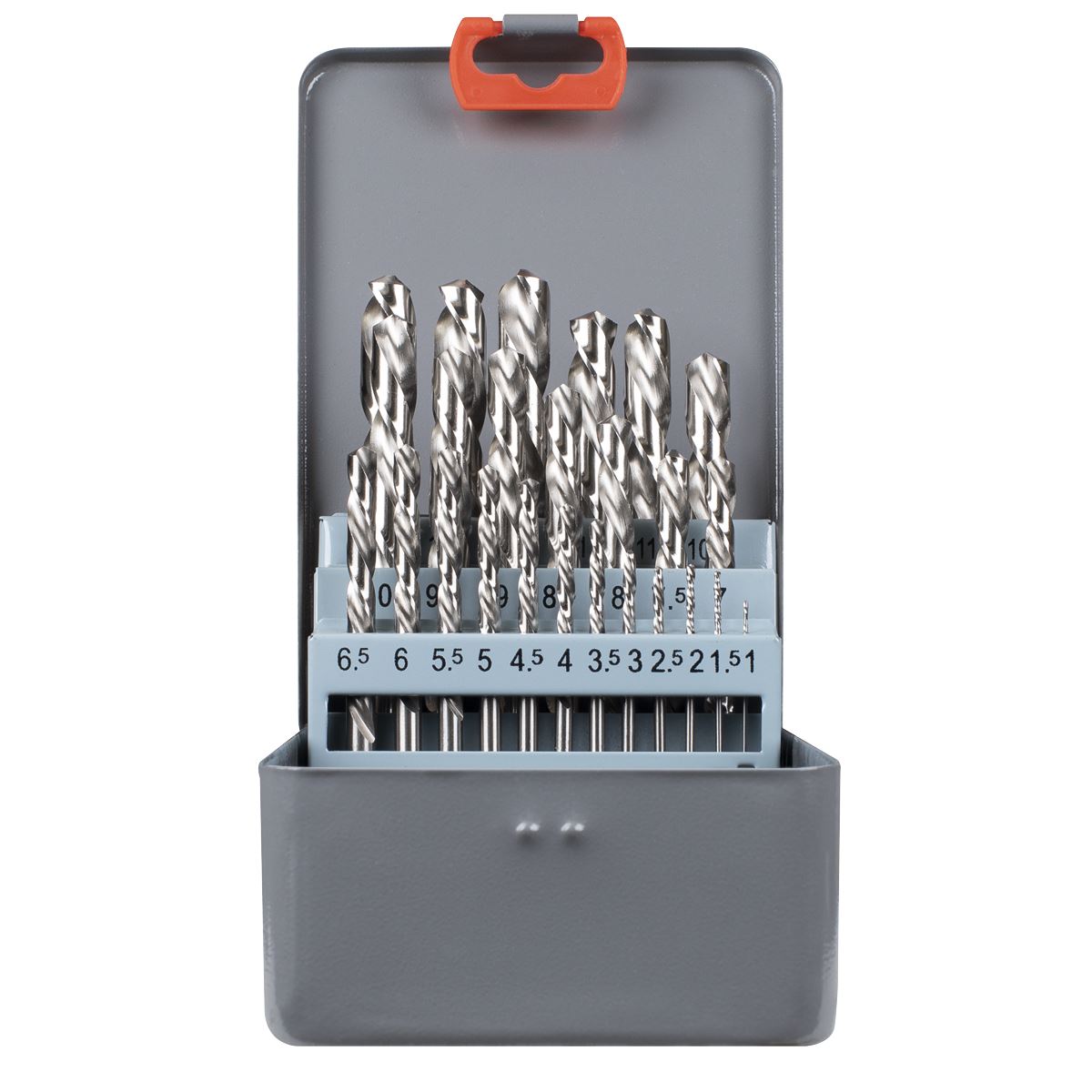 Sealey Left-Hand Spiral Drill Bit Set 25pc For Snapped Studs & Screws AK8191