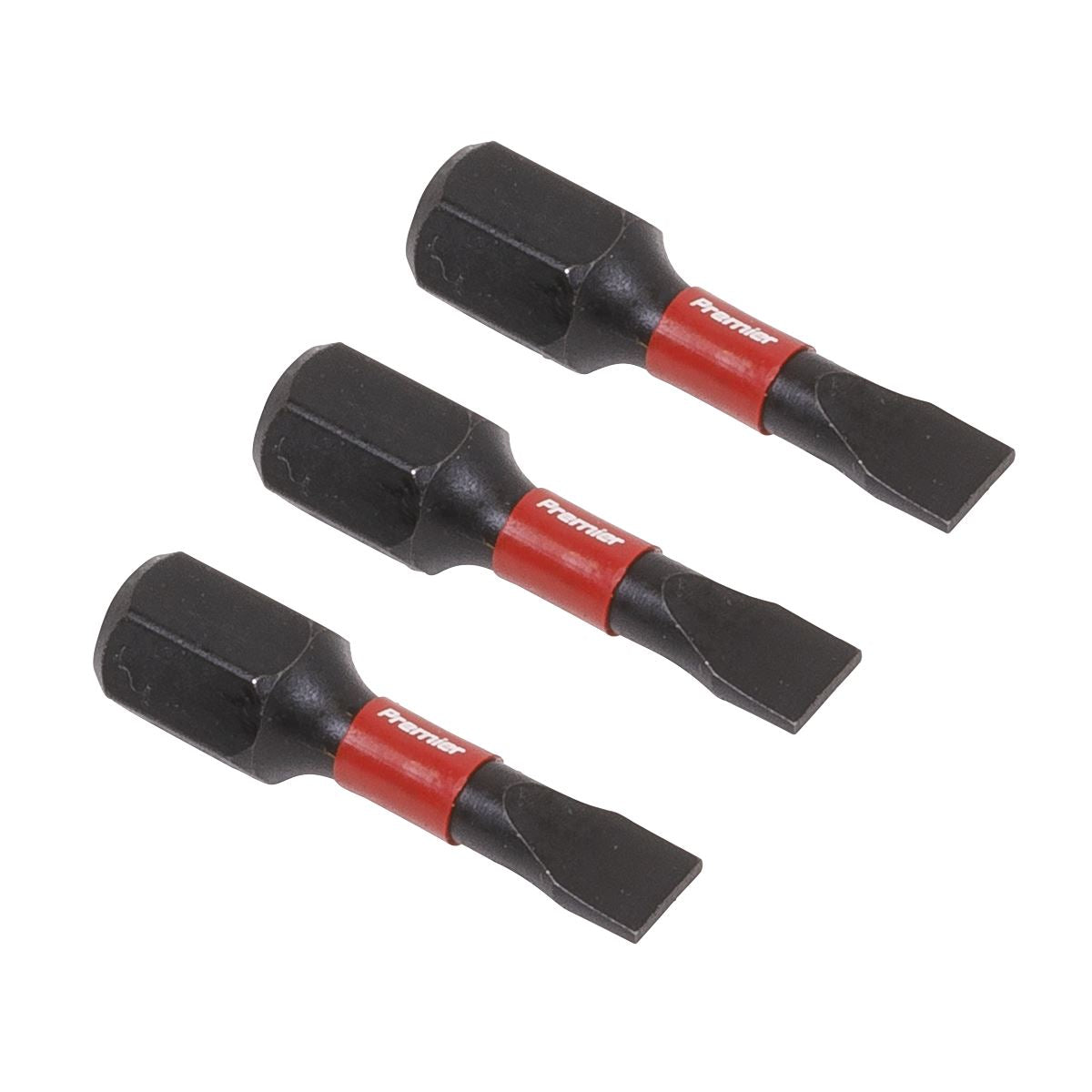 Sealey Slotted 4.5mm Impact Power Tool Bits 25mm - 3pc AK8201
