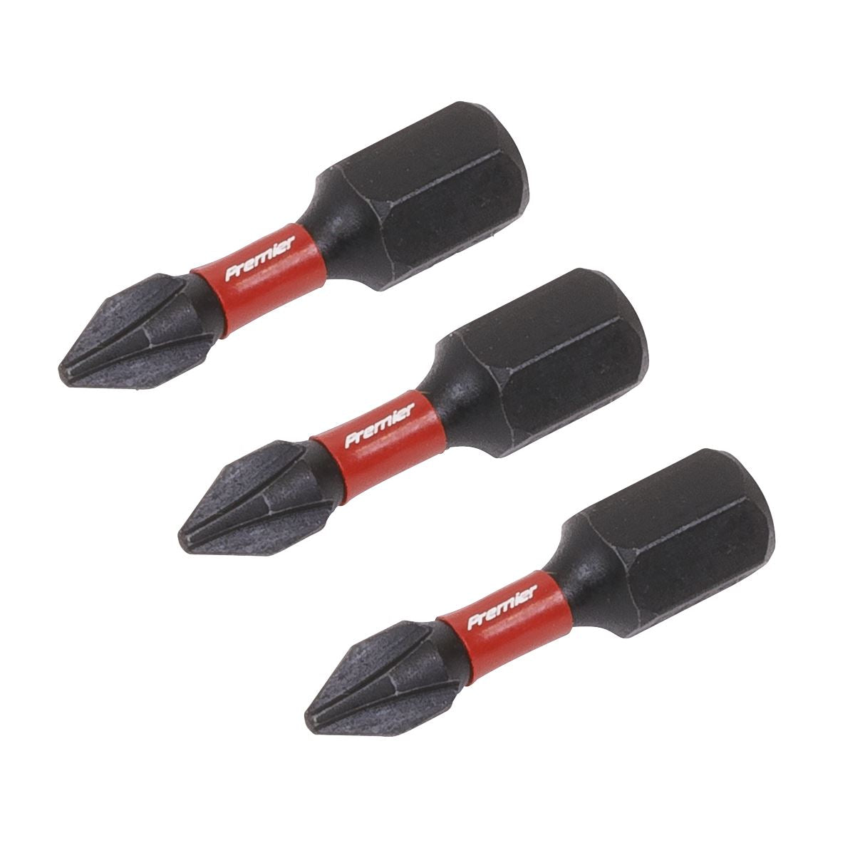 Sealey Phillips #1 Impact Power Tool Bits 25mm - 3pc AK8204