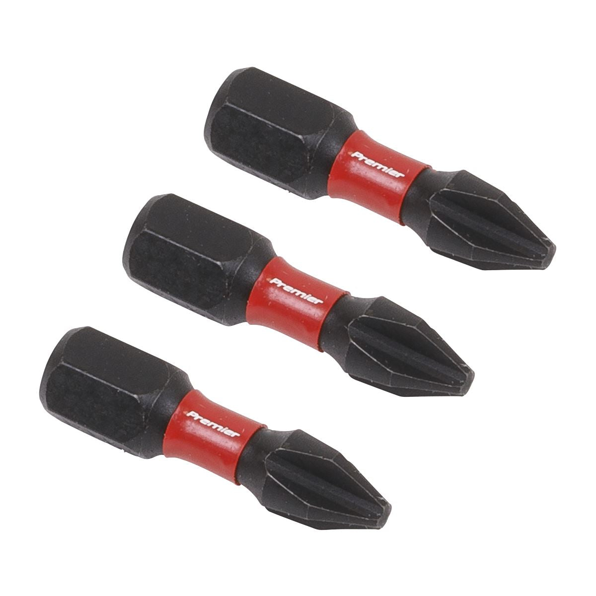 Sealey Phillips #2 Impact Power Tool Bits 25mm - 3pc AK8205