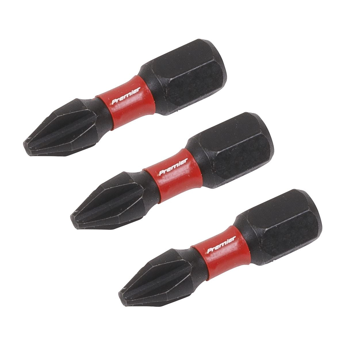 Sealey Phillips #2 Impact Power Tool Bits 25mm - 3pc AK8205
