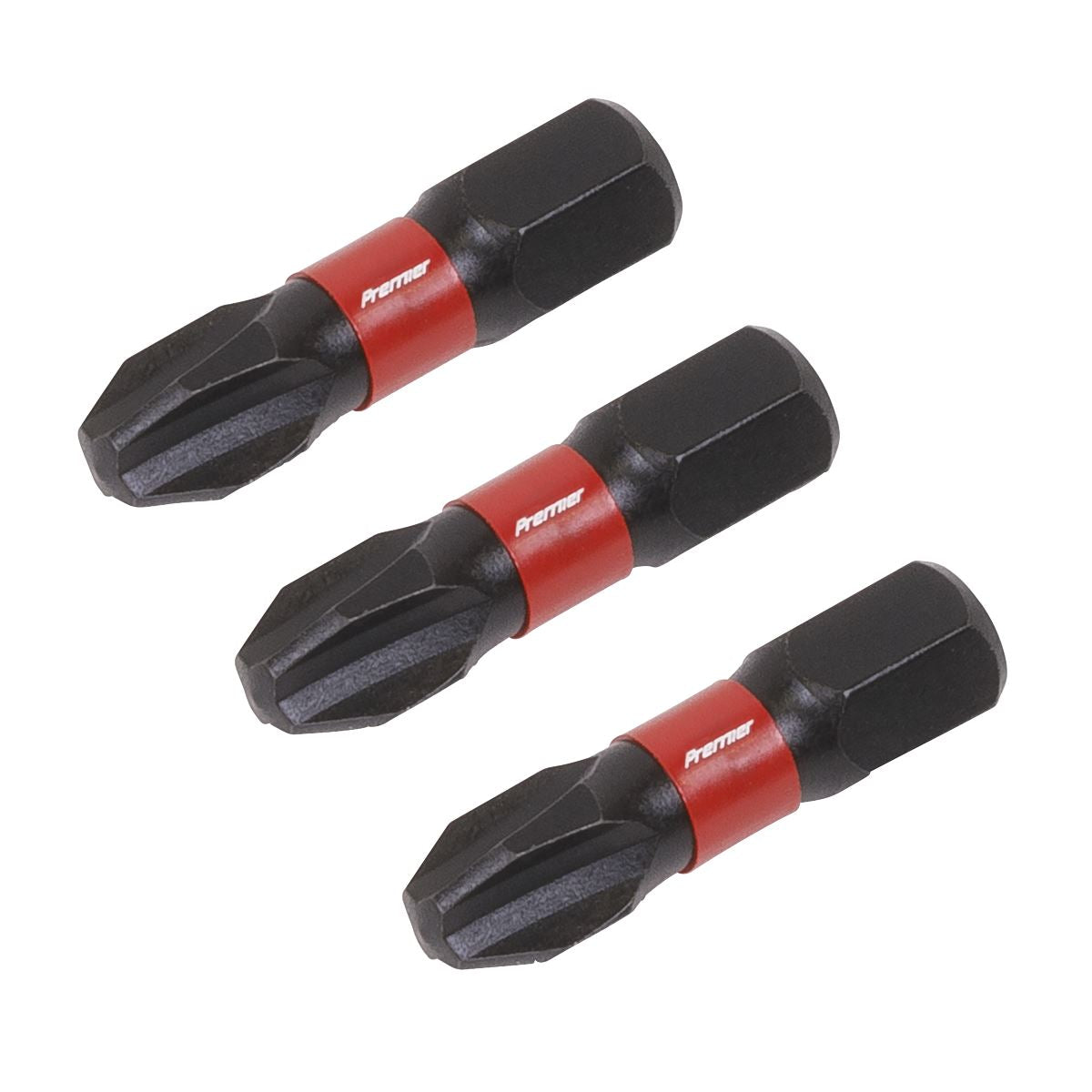 Sealey Phillips #3 Impact Power Tool Bits 25mm - 3pc AK8206