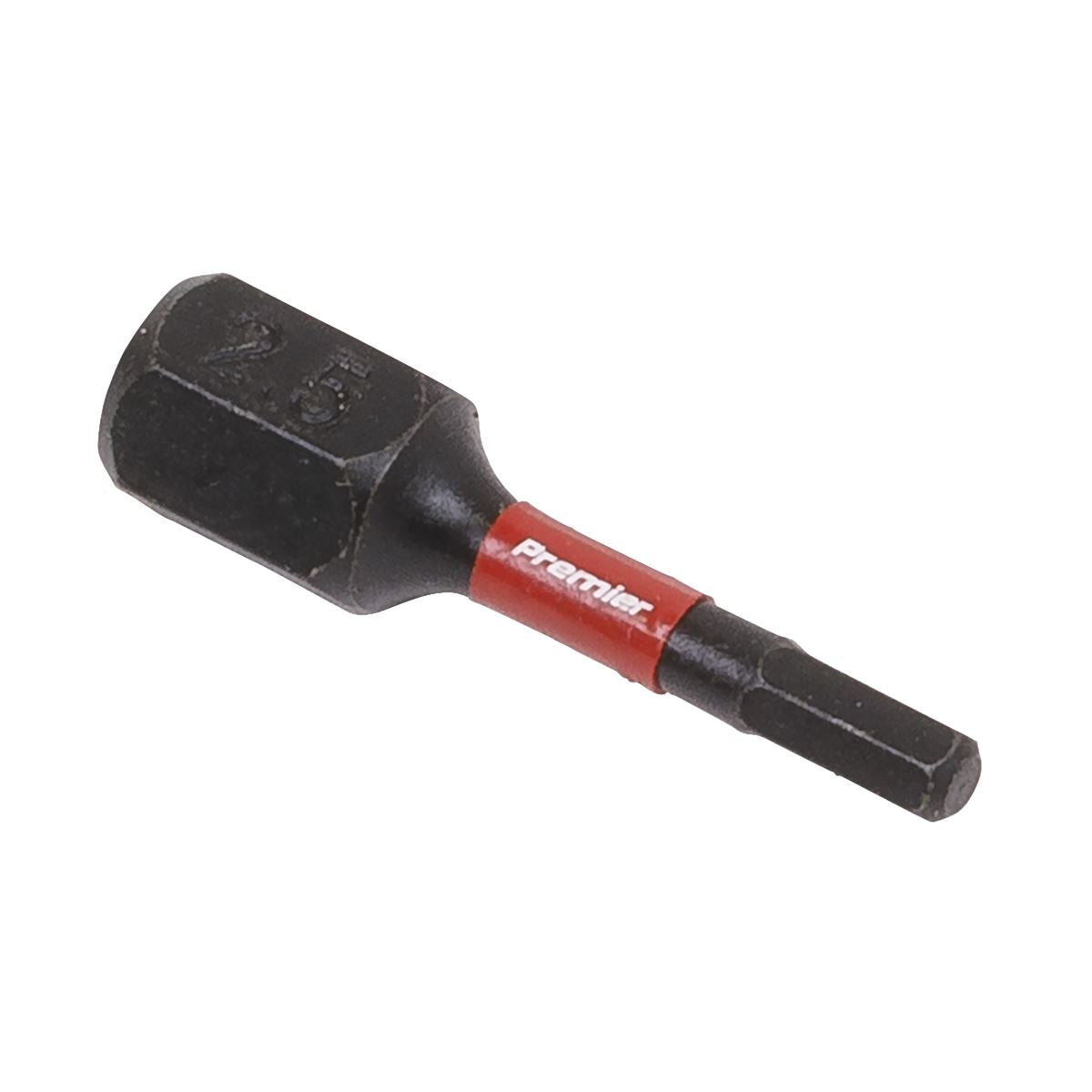 Sealey Hex 2.5mm Impact Power Tool Bits 25mm - 3pc AK8210
