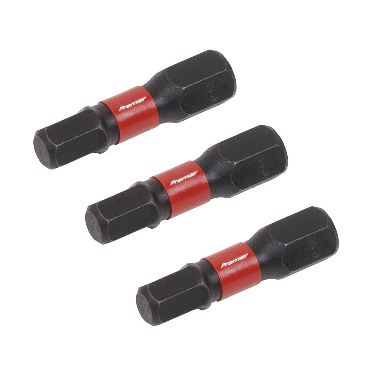 Sealey Hex 5mm Impact Power Tool Bits 25mm - 3pc AK8213