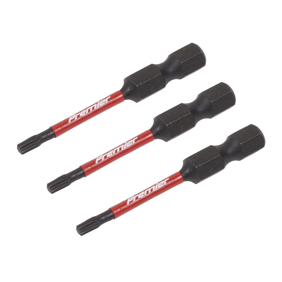 Sealey TRX-Star* T10 Impact Power Tool Bits 50mm - 3pc AK8240
