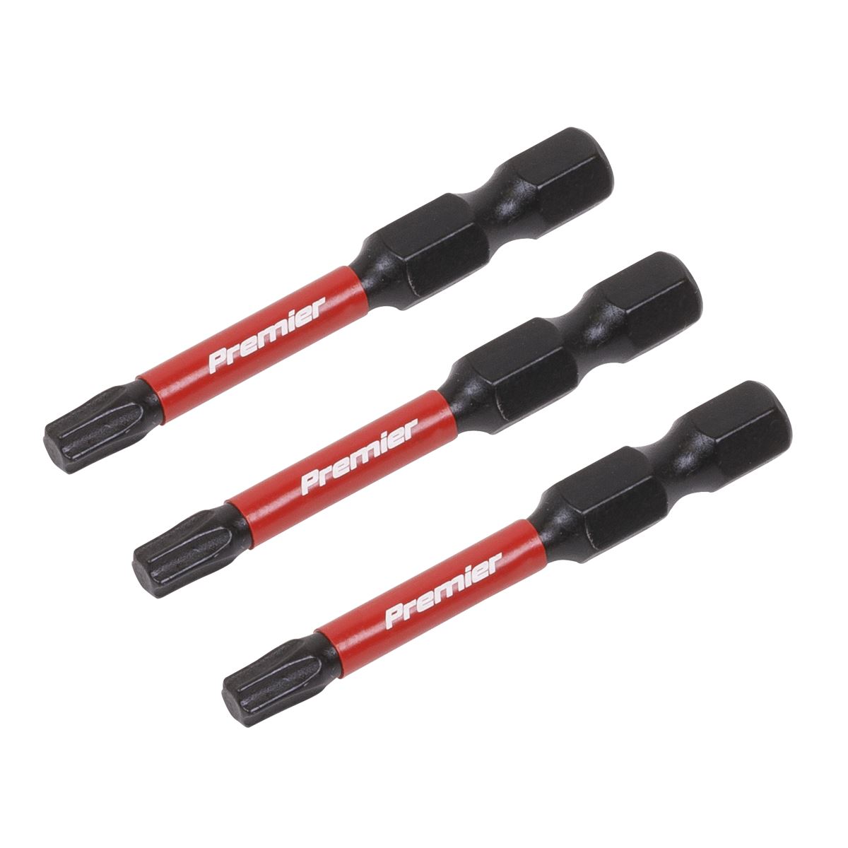 Sealey TRX-Star* T25 Impact Power Tool Bits 50mm - 3pc AK8243