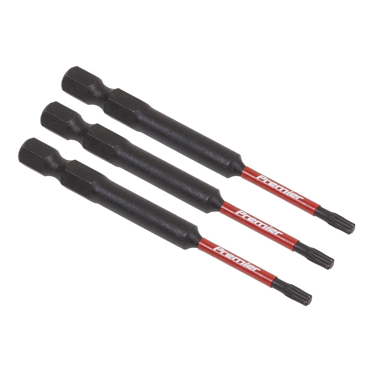 Sealey TRX-Star* T10 Impact Power Tool Bits 75mm - 3pc AK8265