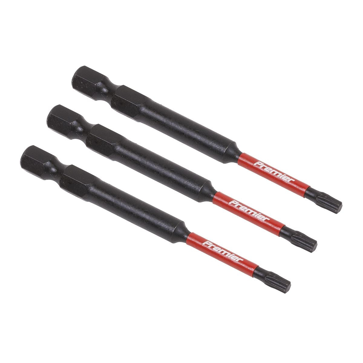 Sealey TRX-Star* T15 Impact Power Tool Bits 75mm - 3pc AK8266