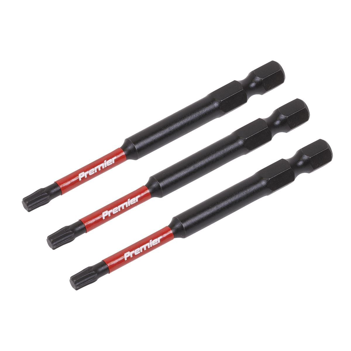 Sealey TRX-Star* T20 Impact Power Tool Bits 75mm - 3pc AK8267