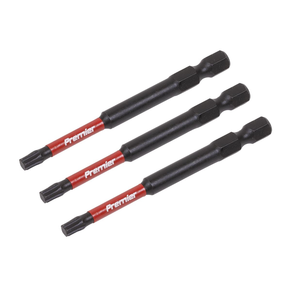 Sealey TRX-Star* T25 Impact Power Tool Bits 75mm - 3pc AK8268