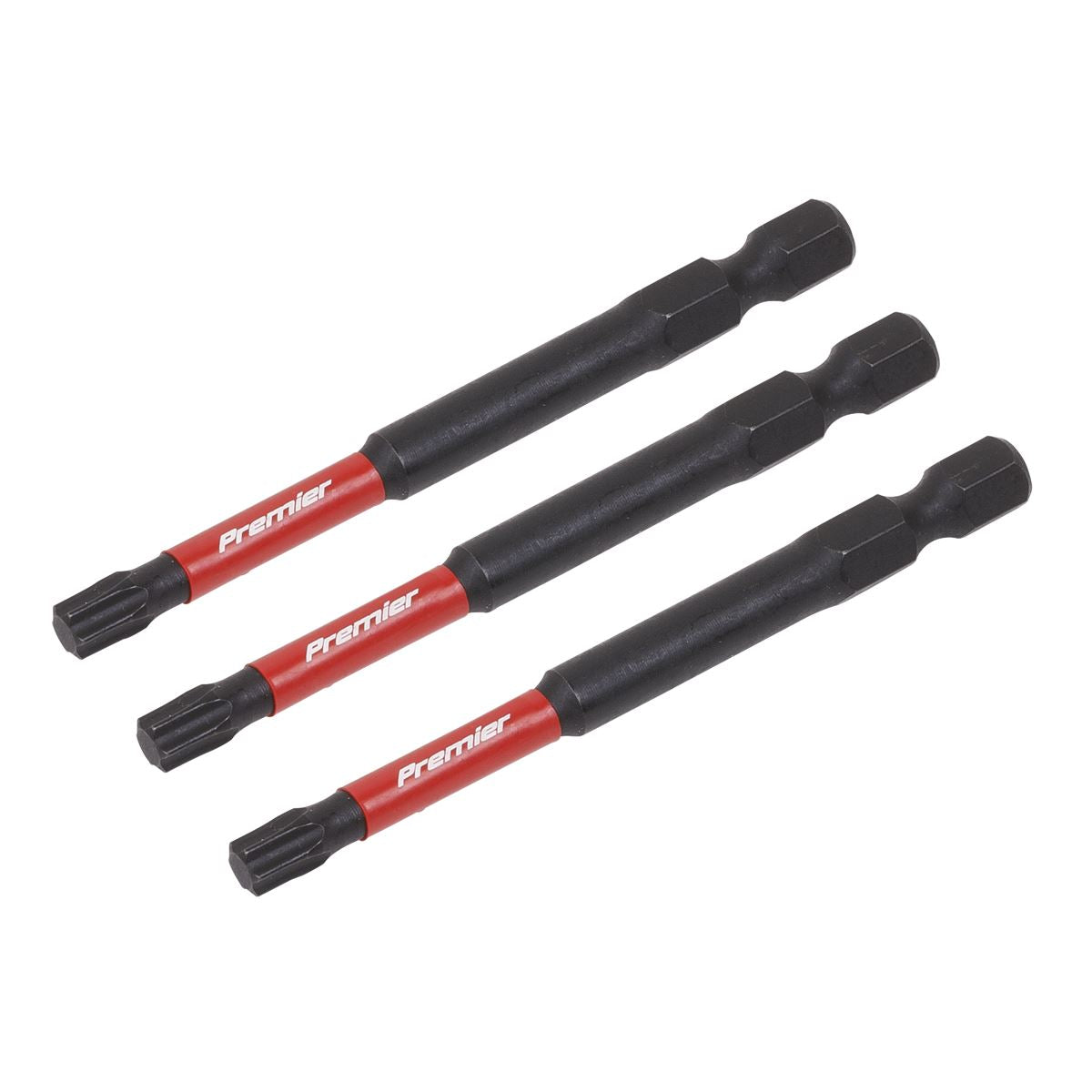 Sealey TRX Star* T27 Impact Power Tool Bits 75mm - 3pc AK8269