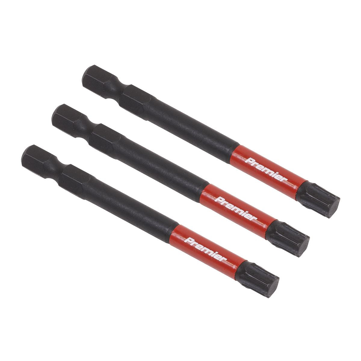 Sealey TRX-Star* T40 Impact Power Tool Bits 75mm - 3pc AK8271