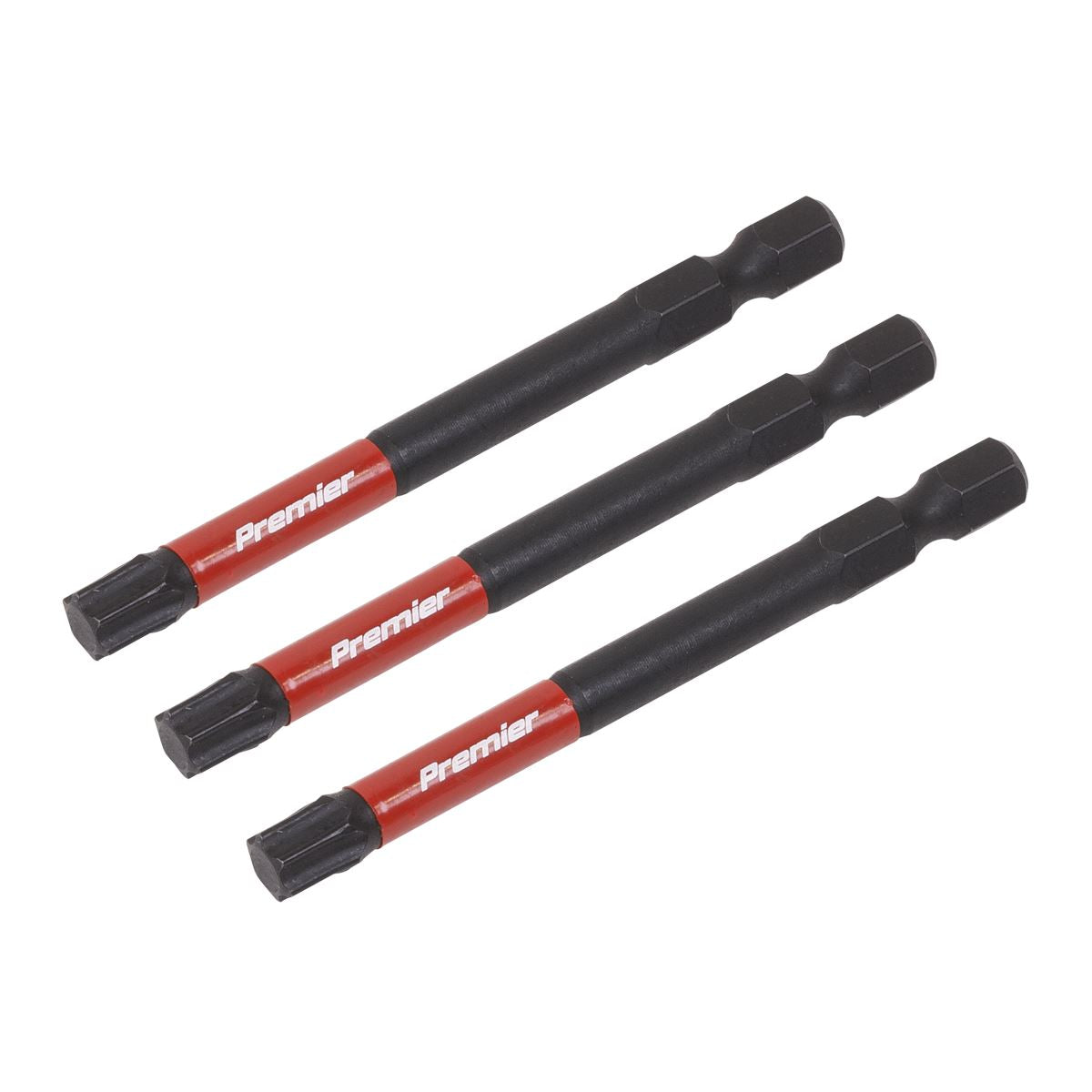 Sealey TRX-Star* T40 Impact Power Tool Bits 75mm - 3pc AK8271