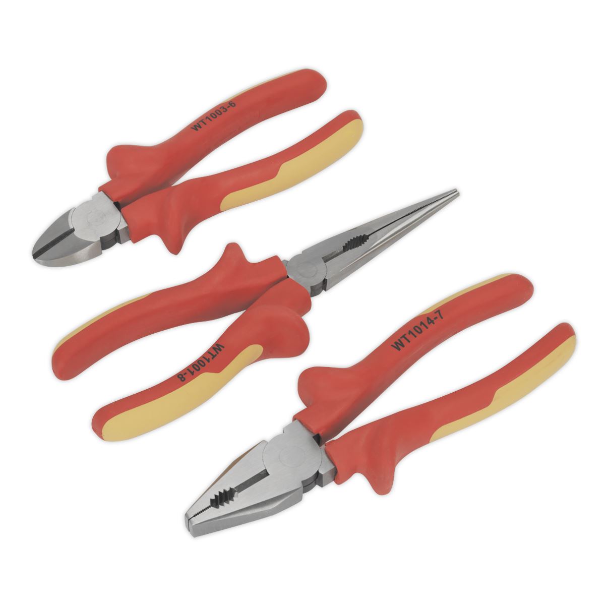 Sealey Pliers Set 3pc VDE Approved AK83452