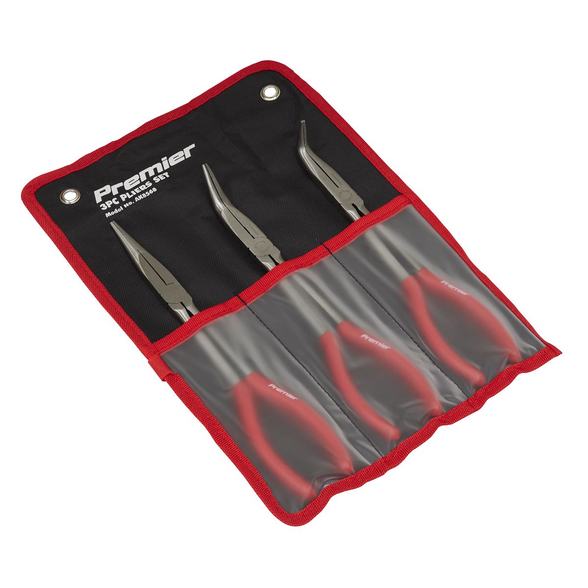 Sealey Needle Nose Pliers Set 3pc 280mm AK8568