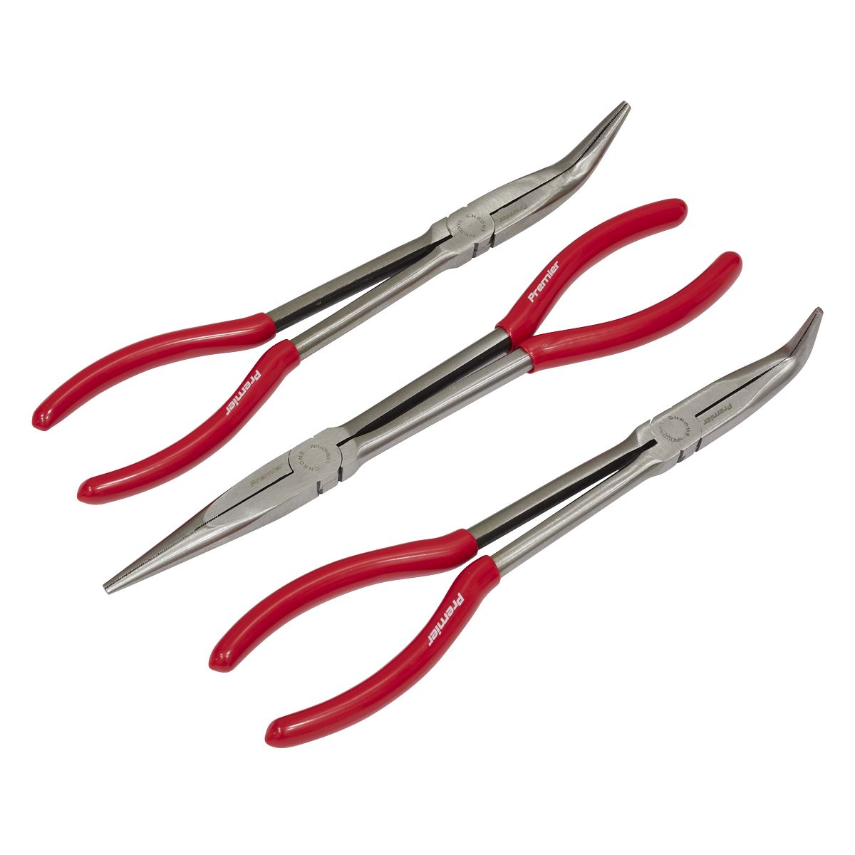 Sealey Needle Nose Pliers Set 3pc 280mm AK8568