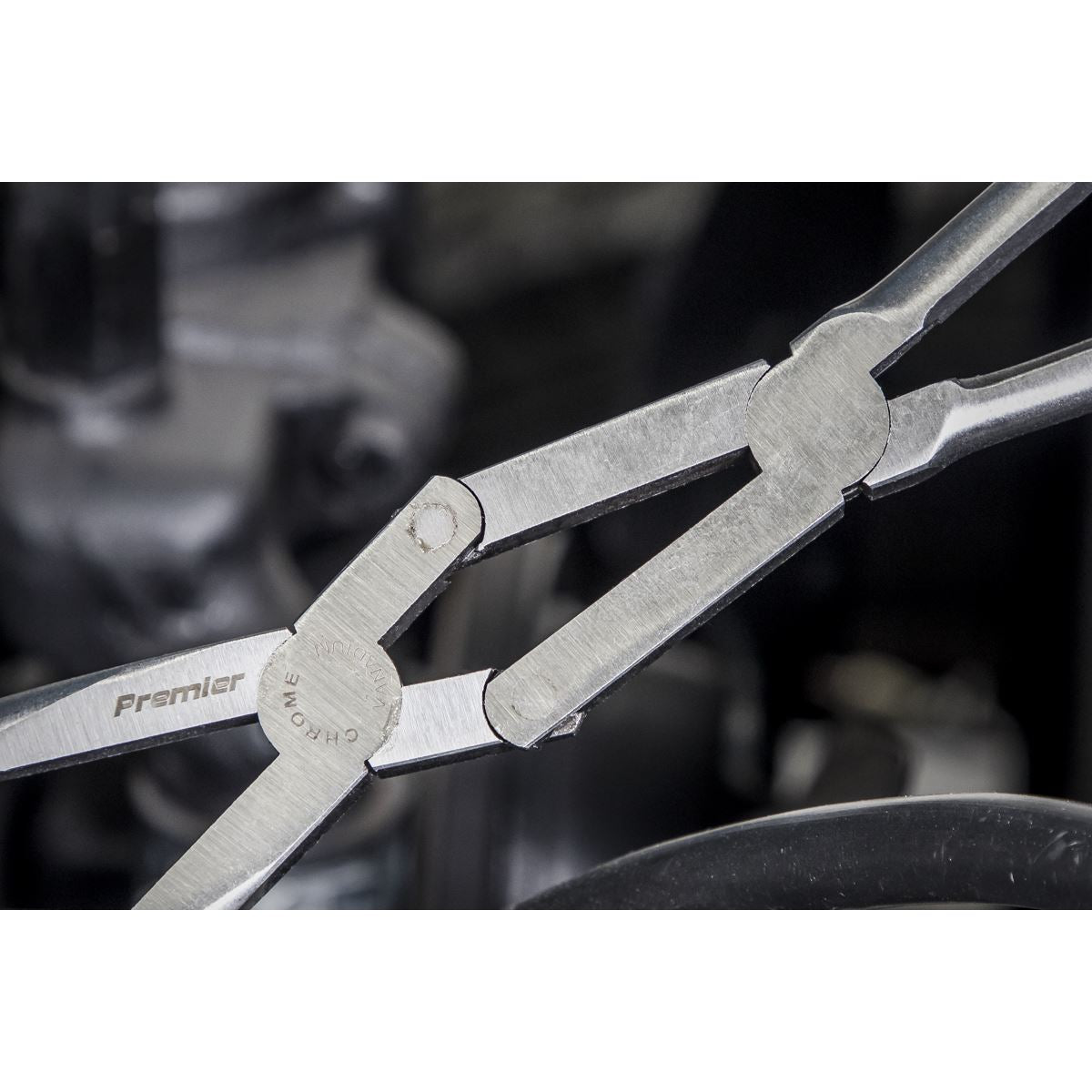 Sealey Needle Nose Pliers 45� Double Joint Long Reach 335mm AK8592