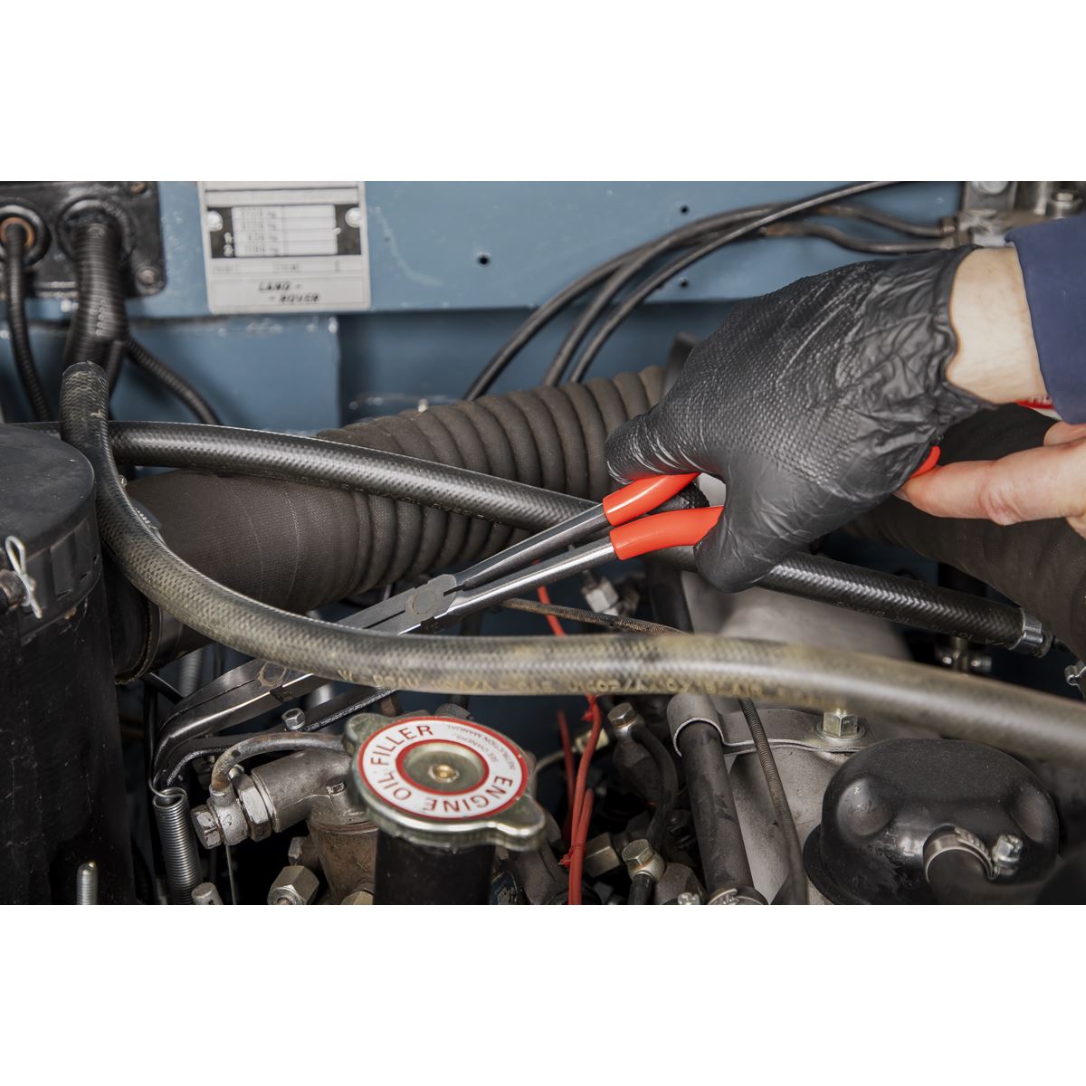 Sealey Needle Nose Pliers 45� Double Joint Long Reach 335mm AK8592