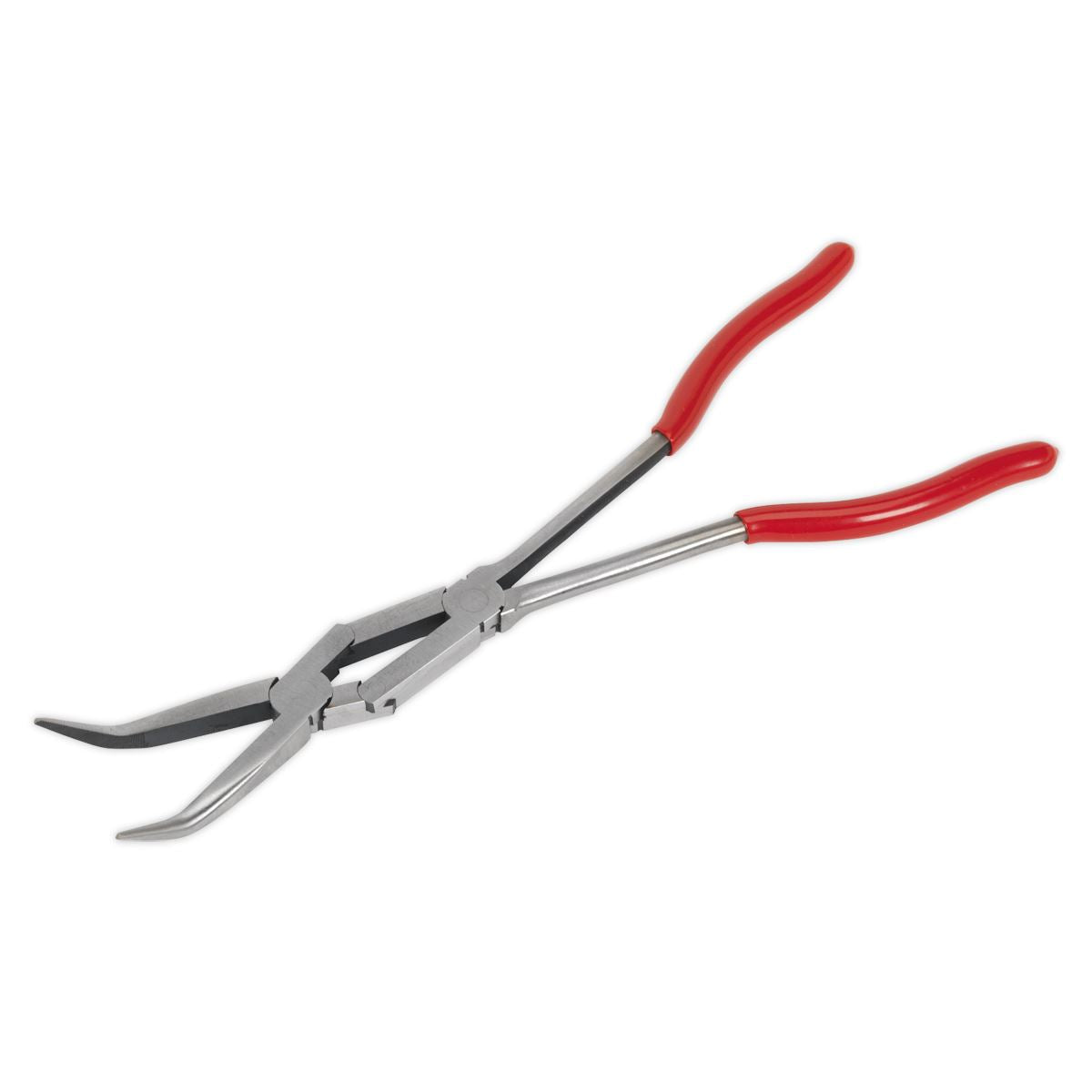Sealey Needle Nose Pliers 45� Double Joint Long Reach 335mm AK8592