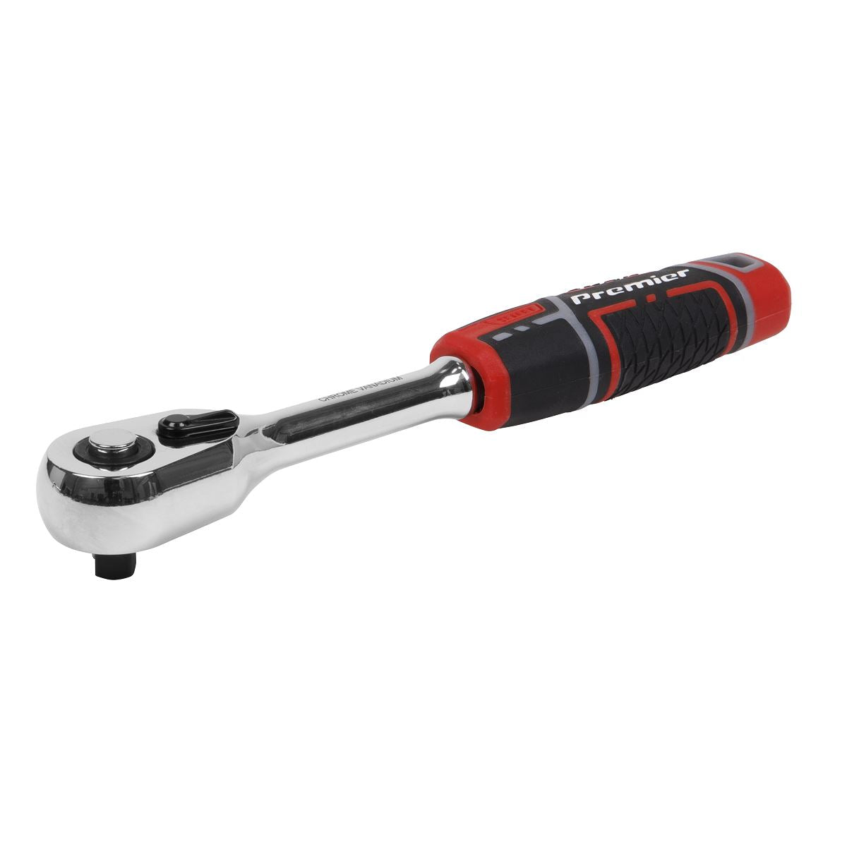 Sealey 1/4"Sq Drive Ratchet Wrench Flip Reverse 45 Tooth Comfort Grip AK8934
