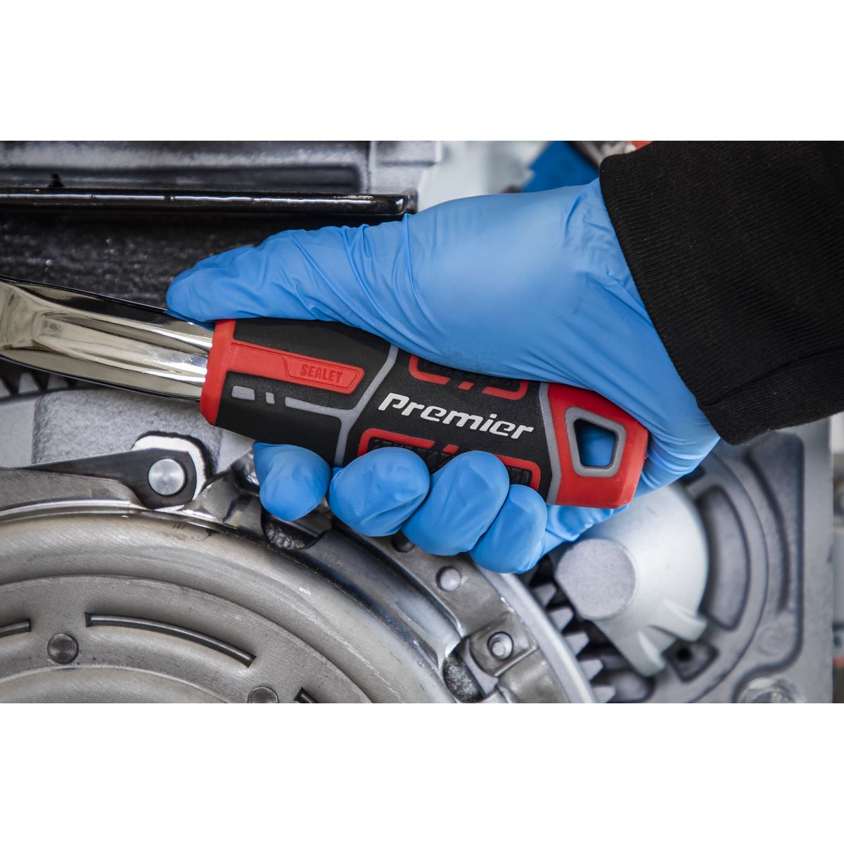 Sealey 1/2"D Offset Pear Head Flip Reverse Ratchet Wrench Comfort Grip AK8939