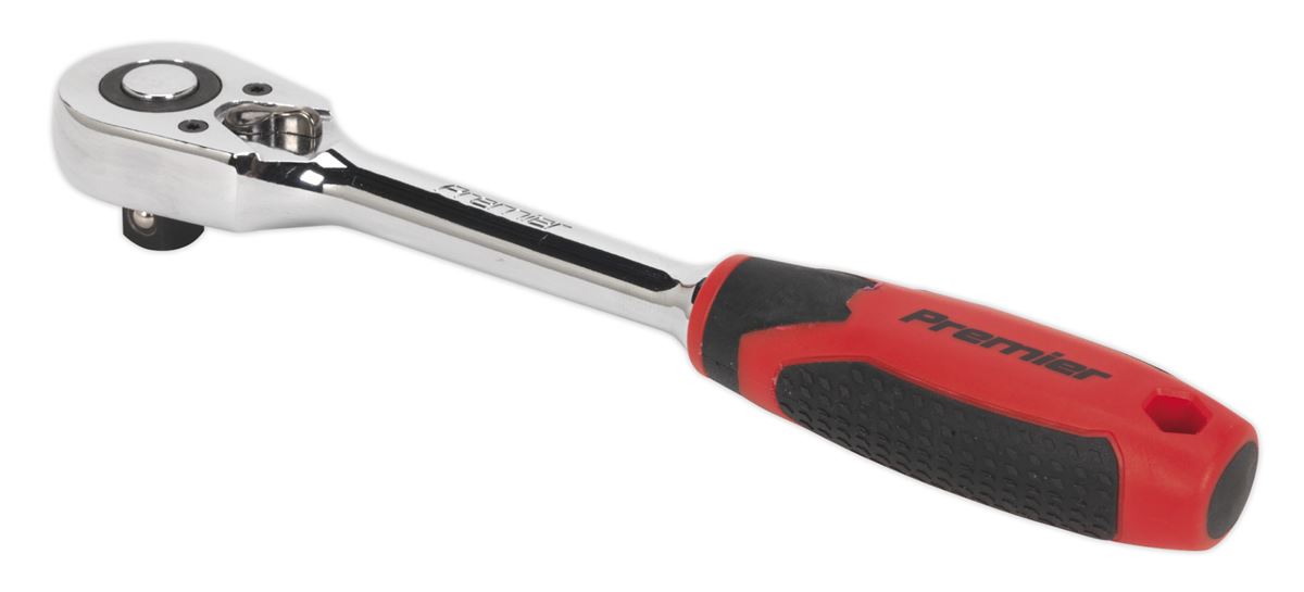 Sealey 1/2"Sq Drive Pear Head Flip Reverse Ratchet Wrench Comfort Grip AK8948
