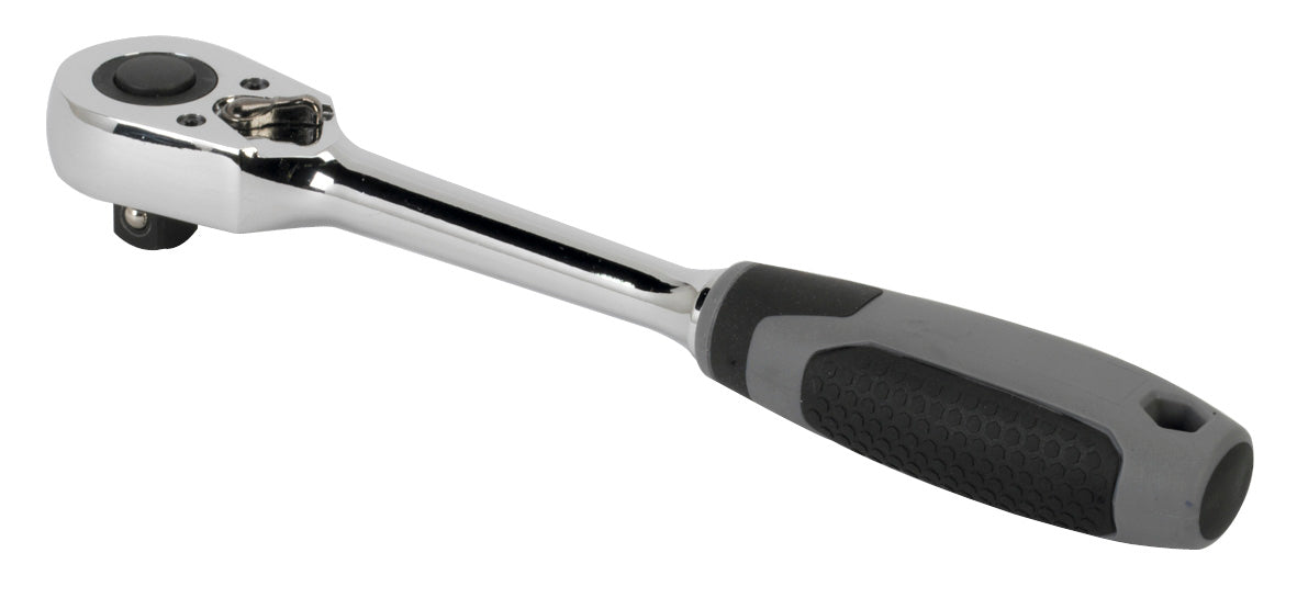 Sealey 1/2"Sq Drive Pear Head Flip Reverse Ratchet Wrench Comfort Grip AK8948