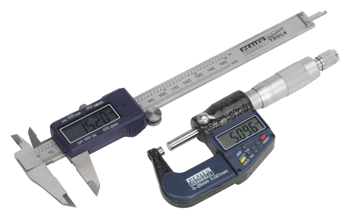 Sealey Digital Measuring Set 2pc AK9637D