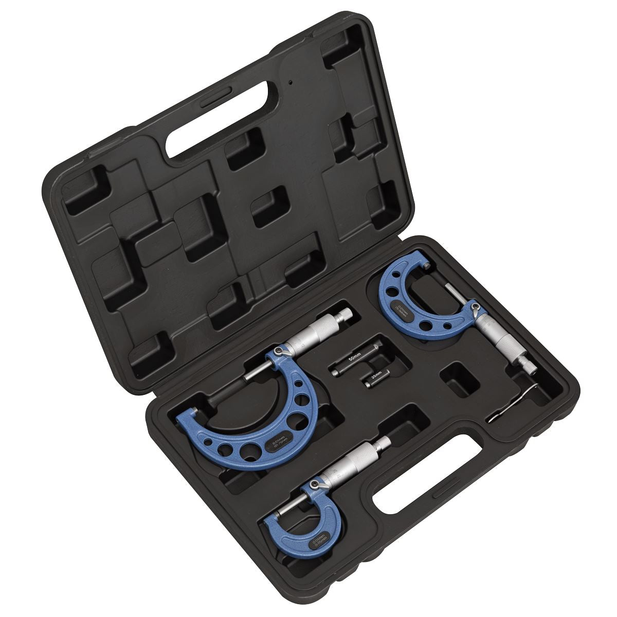Sealey Micrometer Set 3pc Metric AK9651M