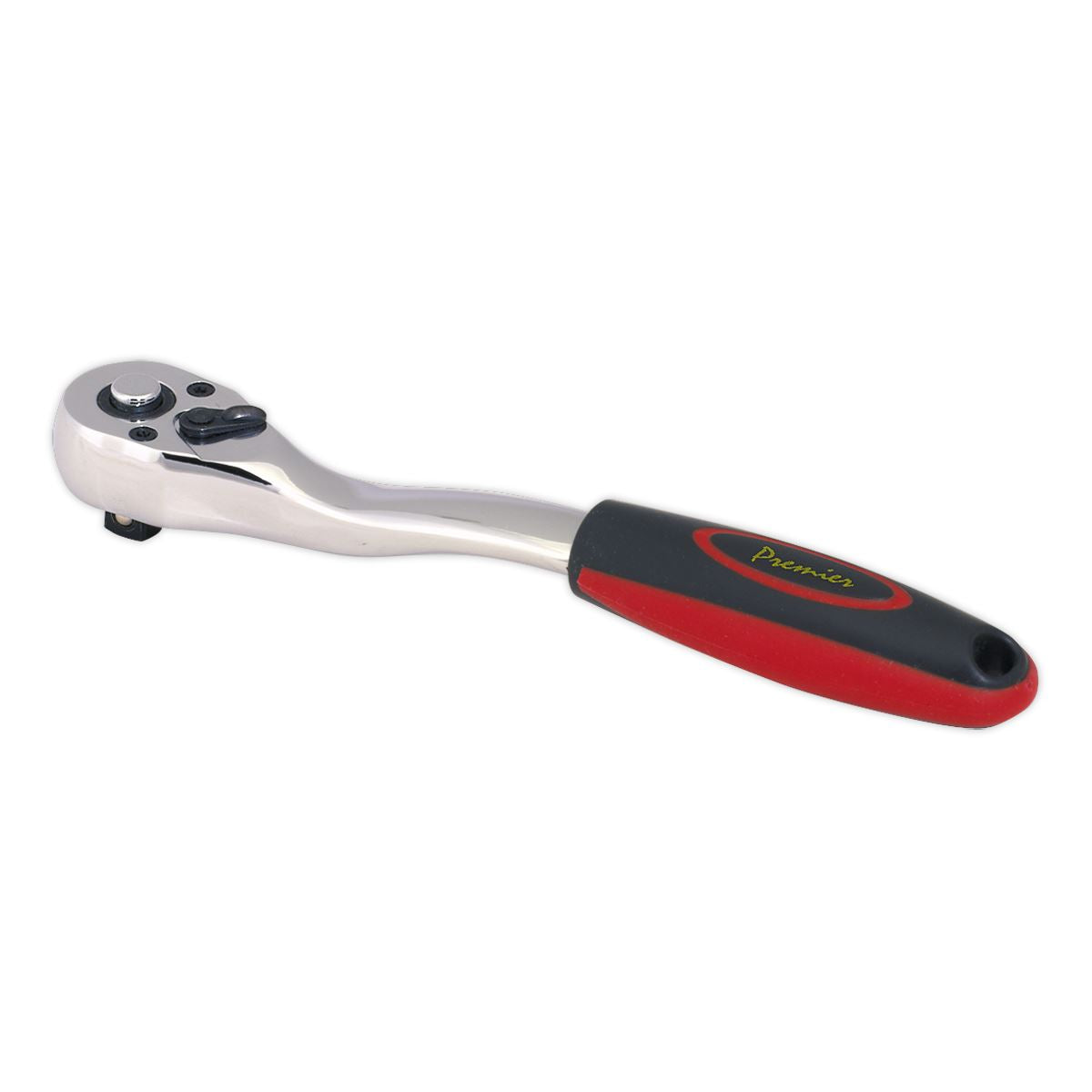 Sealey 3/8"Sq Drive Ratchet Wrench Offset Anti Slip Grip 72 Tooth AK967