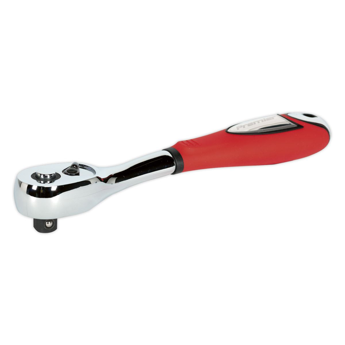Sealey 3/8"Sq Drive Ratchet Wrench Offset Anti Slip Grip 72 Tooth AK967