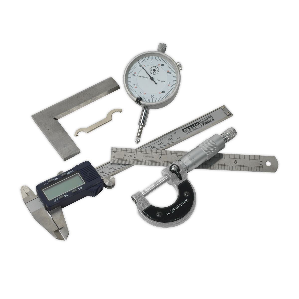 Sealey Measuring Tool Set 5pc AK96SET