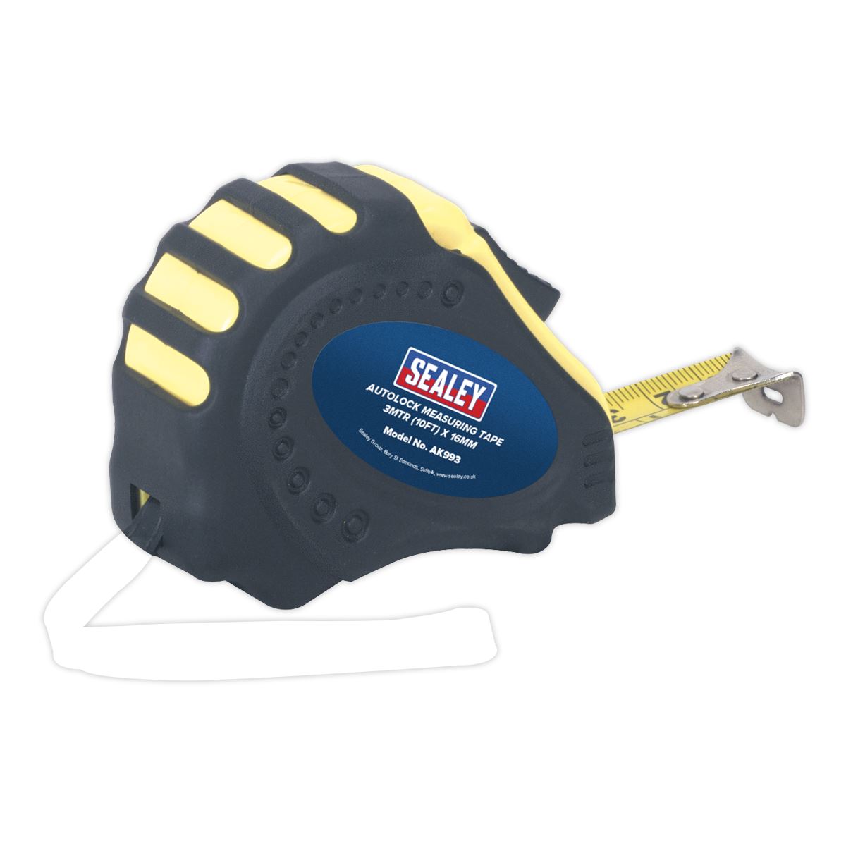 Sealey Auto Lock Tape Measure 3m(10ft) x 16mm - Metric/Imperial AK993